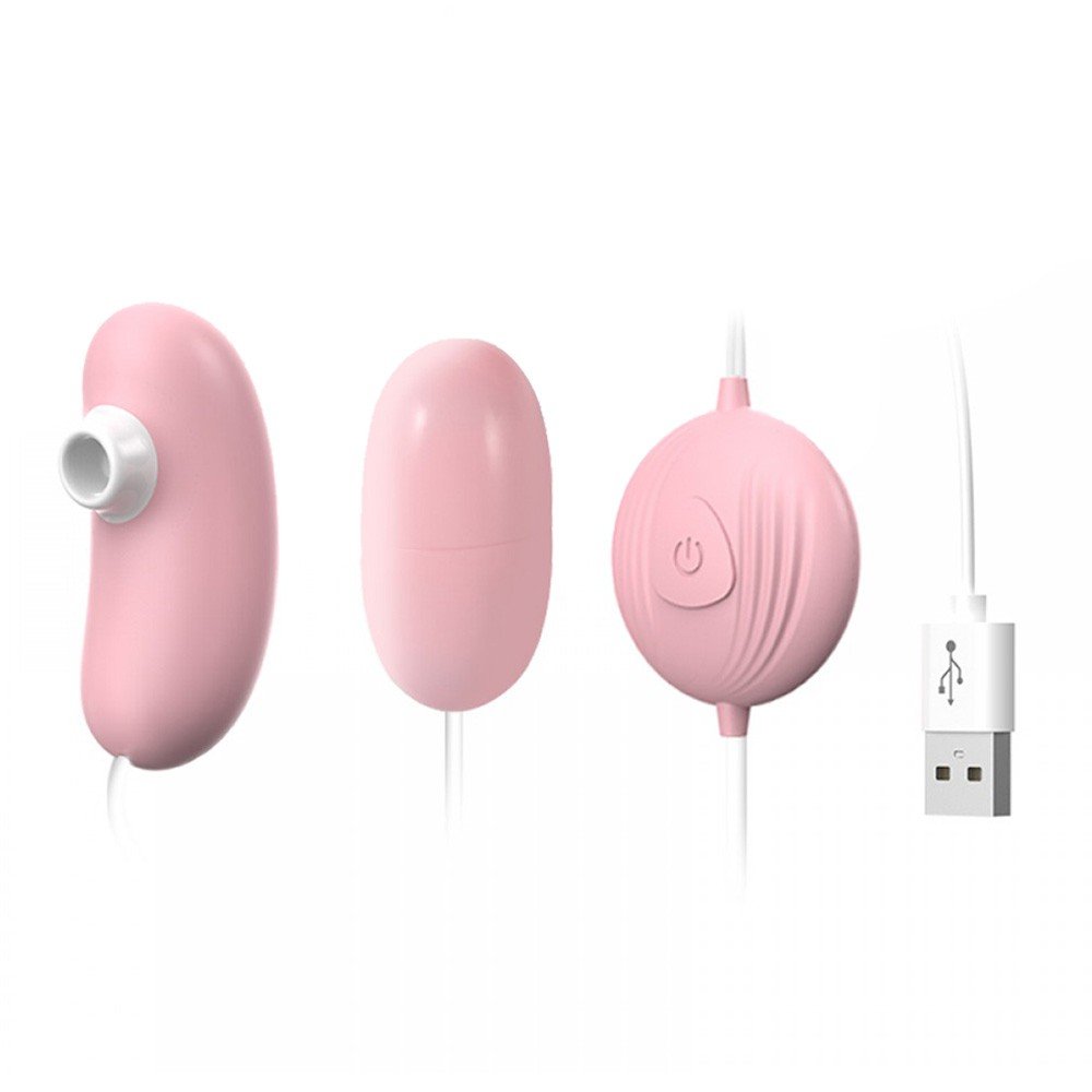 Vibrador Bullet e Clit�ris com Controle com Fio via USB e 7 Vibra��es Rosa | Foto 02