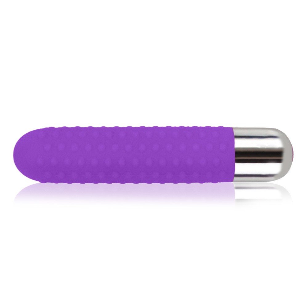 Vibrador Personal em Silicone Recarregável com 12 Vibrações Jullie Roxo | Foto 04