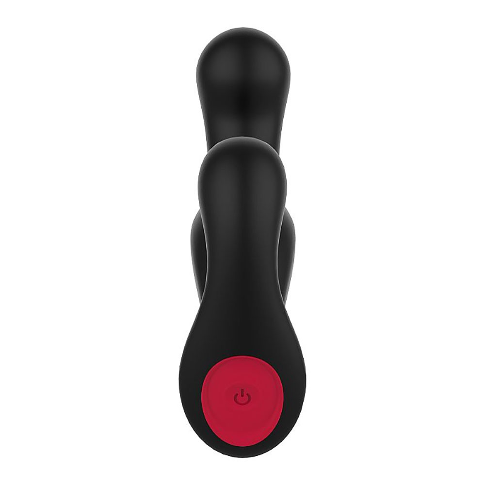 Estimulador de Próstata em Silicone Recarregável com 9 Vibrações e Controle sem Fio Jelly Preto | Foto 02