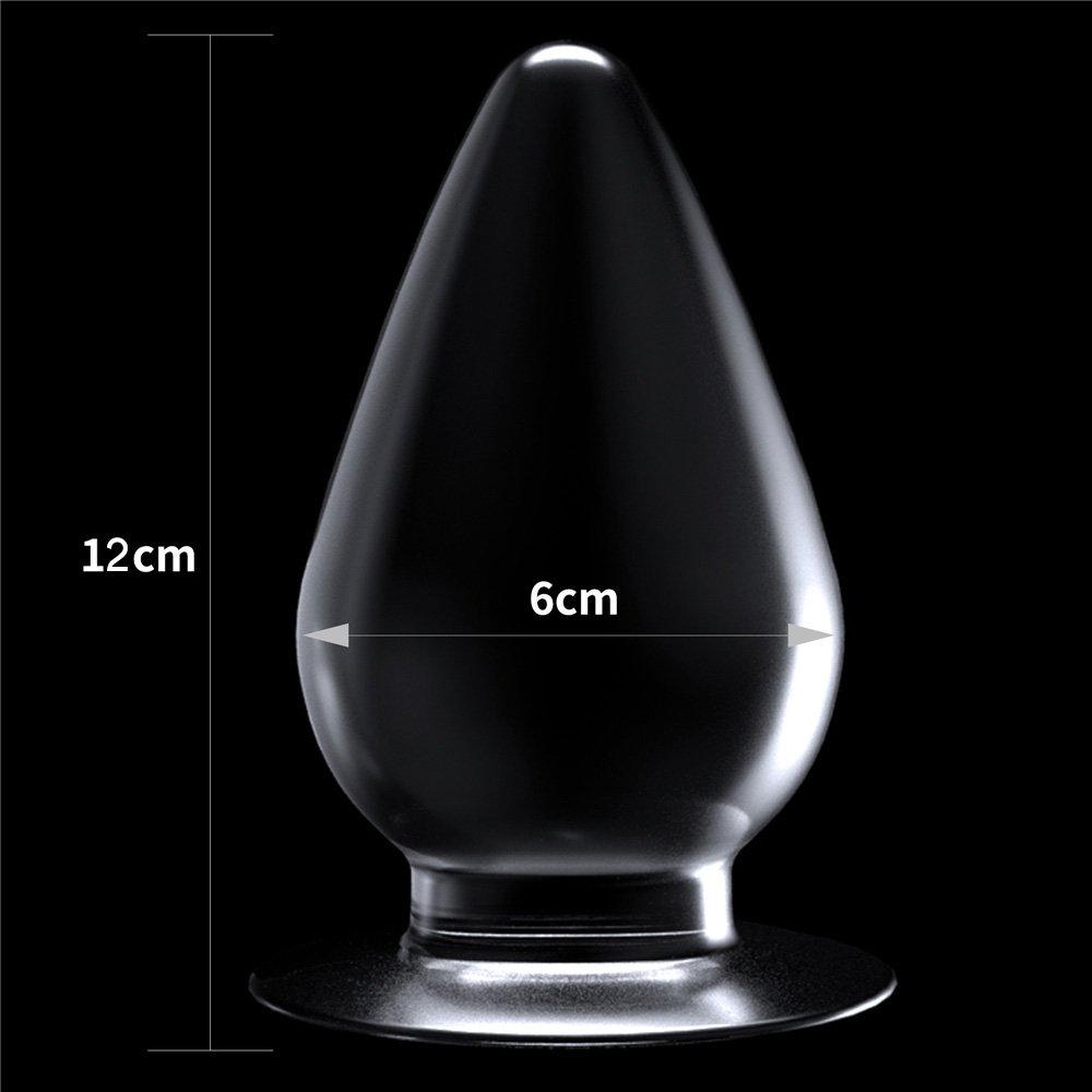 Plug Anal Jelly Transparente Macio 12 x 6cm | Foto 06 Plug Anal Jelly Transparente Macio 12 x 6cm | Foto 06