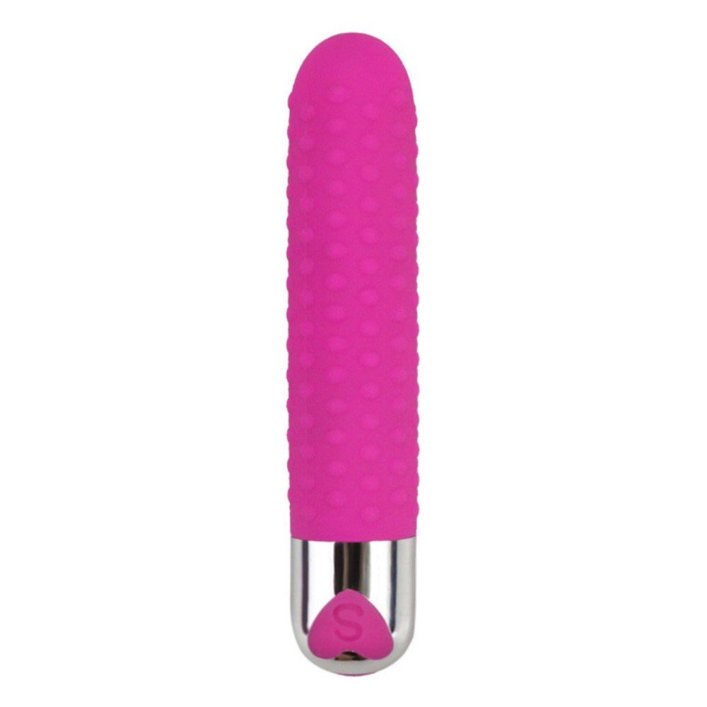 Vibrador Personal em Silicone Recarregável com 12 Vibrações Jullie Pink | Foto 01
