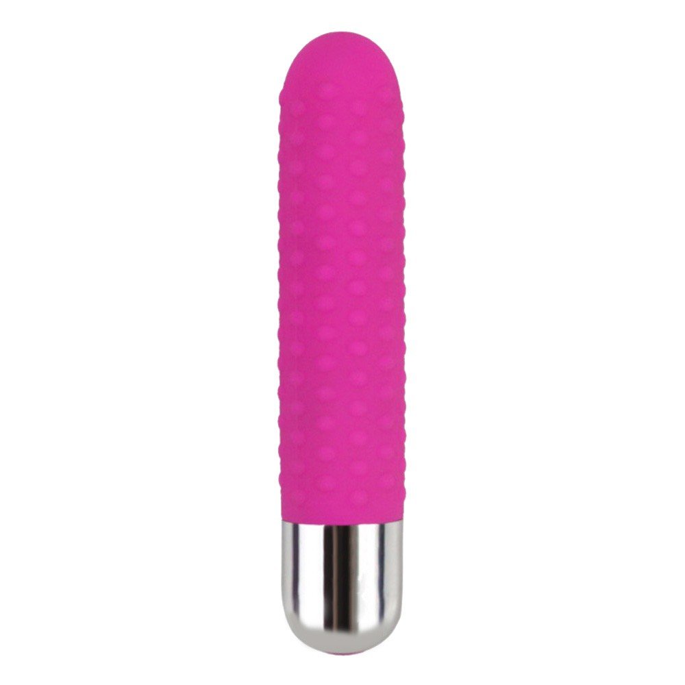 Vibrador Personal em Silicone Recarregável com 12 Vibrações Jullie Pink | Foto 02