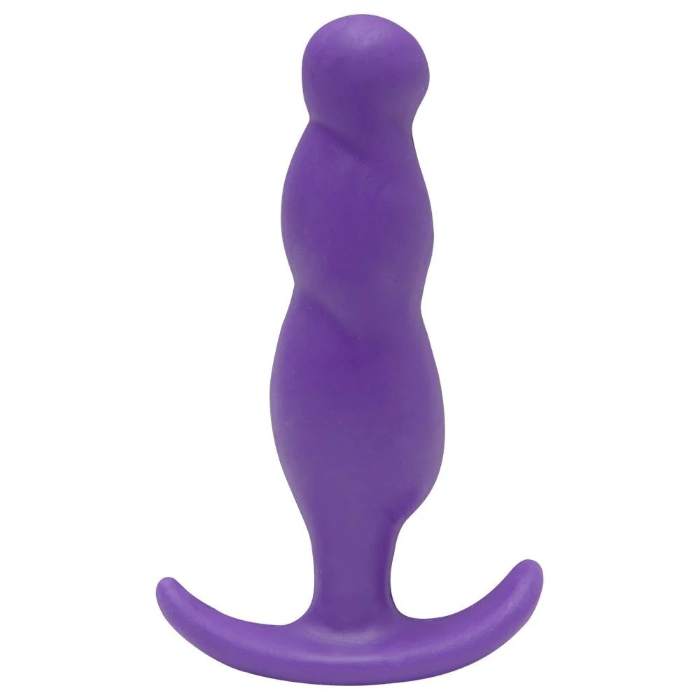 Plug Anal Mini Roxo 8x2cm - Para Iniciantes no Prazer Anal | Foto 01