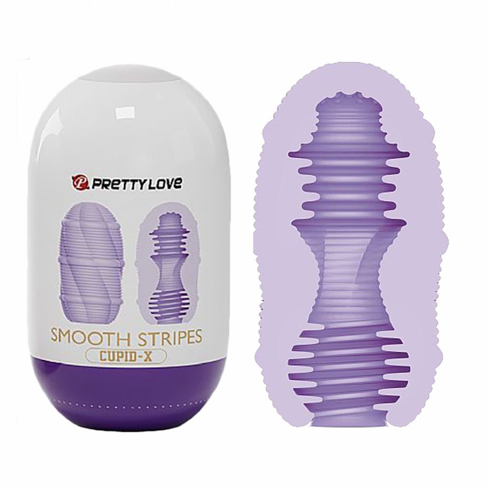 Masturbador Masculino em Silicone Cupid-X Smooth Stripes | Foto 01