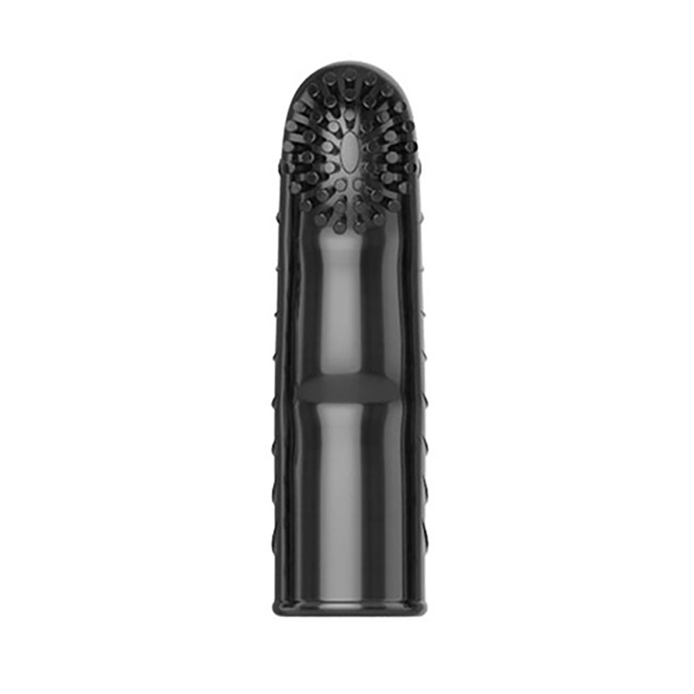 Kit com 3 Dedeiras e 1 Micro Vibrador em Silicone Fum� | Foto 04