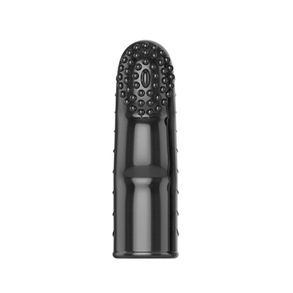 Kit com 3 Dedeiras e 1 Micro Vibrador em Silicone Fum� | Foto 05