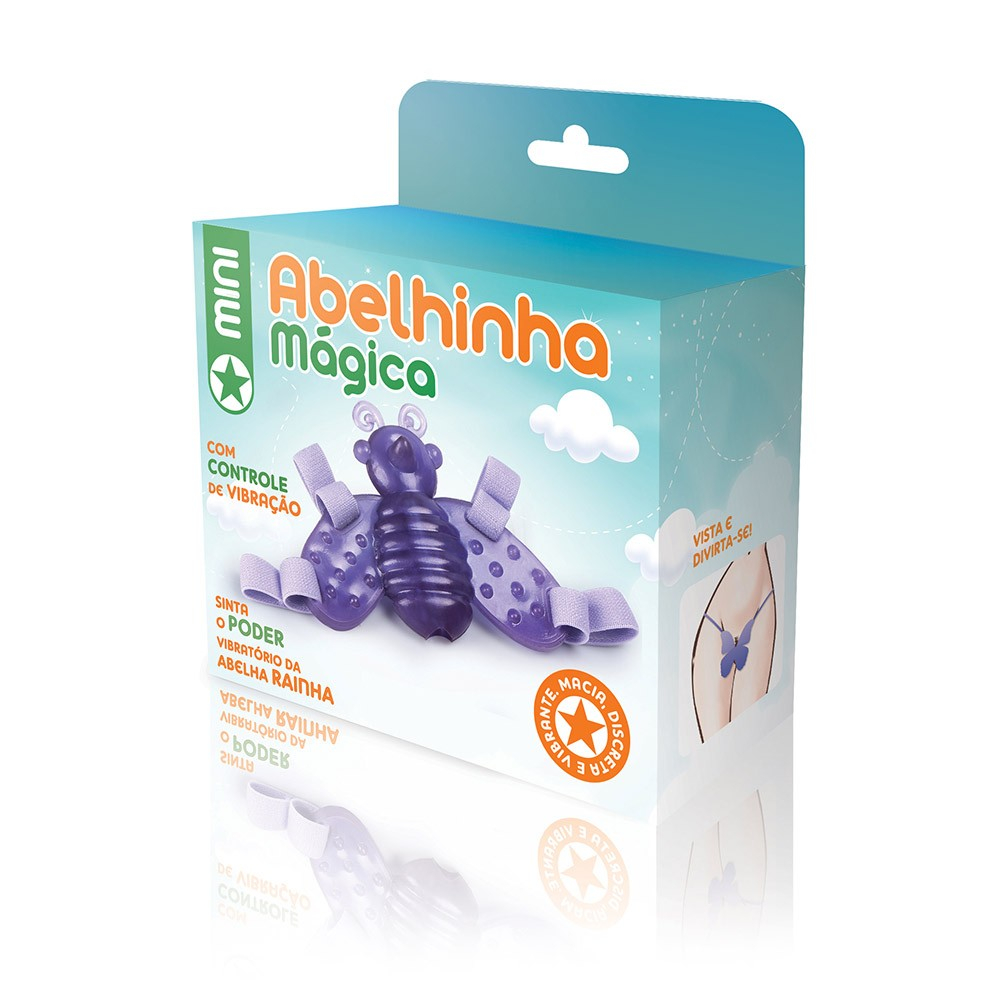 Vibrador Butterfly Multivelocidade com Cinta Abelhinha Mágica Lilás | Foto 05