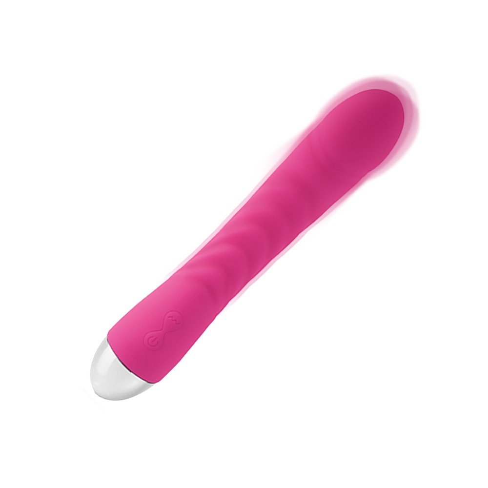 Vibrador Personal em Silicone com 10 Vibrações Flexível Onda Pink | Foto 04