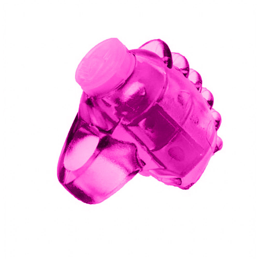 Estimulador Dedeira em Silicone com Anel para o Dedo Rosa | Foto 04 Estimulador Dedeira em Silicone com Anel para o Dedo Rosa | Foto 04
