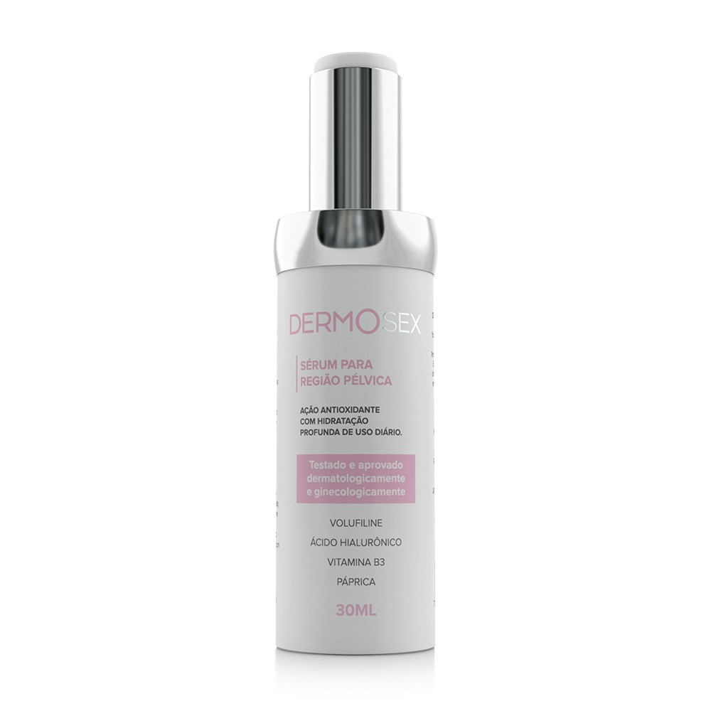 Caixa e frasco do S�rum �ntimo Rejuvenescedor lado a lado, em fundo branco