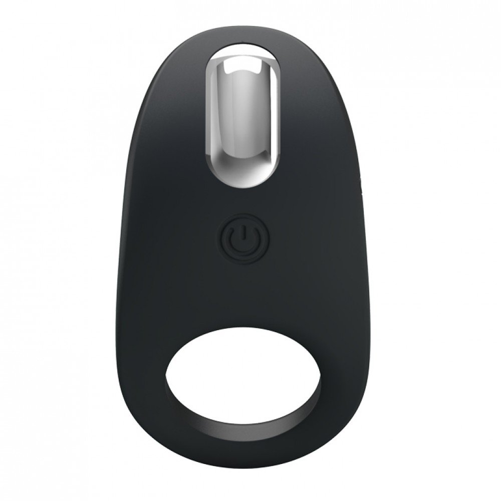 Anel Peniano em Silicone Recarregável com 7 Vibrações Ring Vibration Preto | Foto 02 Anel Peniano em Silicone Recarregável com 7 Vibrações Ring Vibration Preto | Foto 02