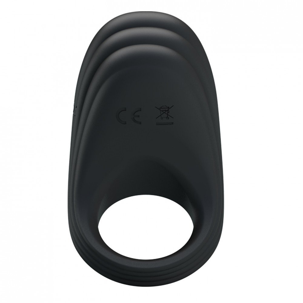 Anel Peniano em Silicone Recarregável com 7 Vibrações Ring Vibration Preto | Foto 03 Anel Peniano em Silicone Recarregável com 7 Vibrações Ring Vibration Preto | Foto 03
