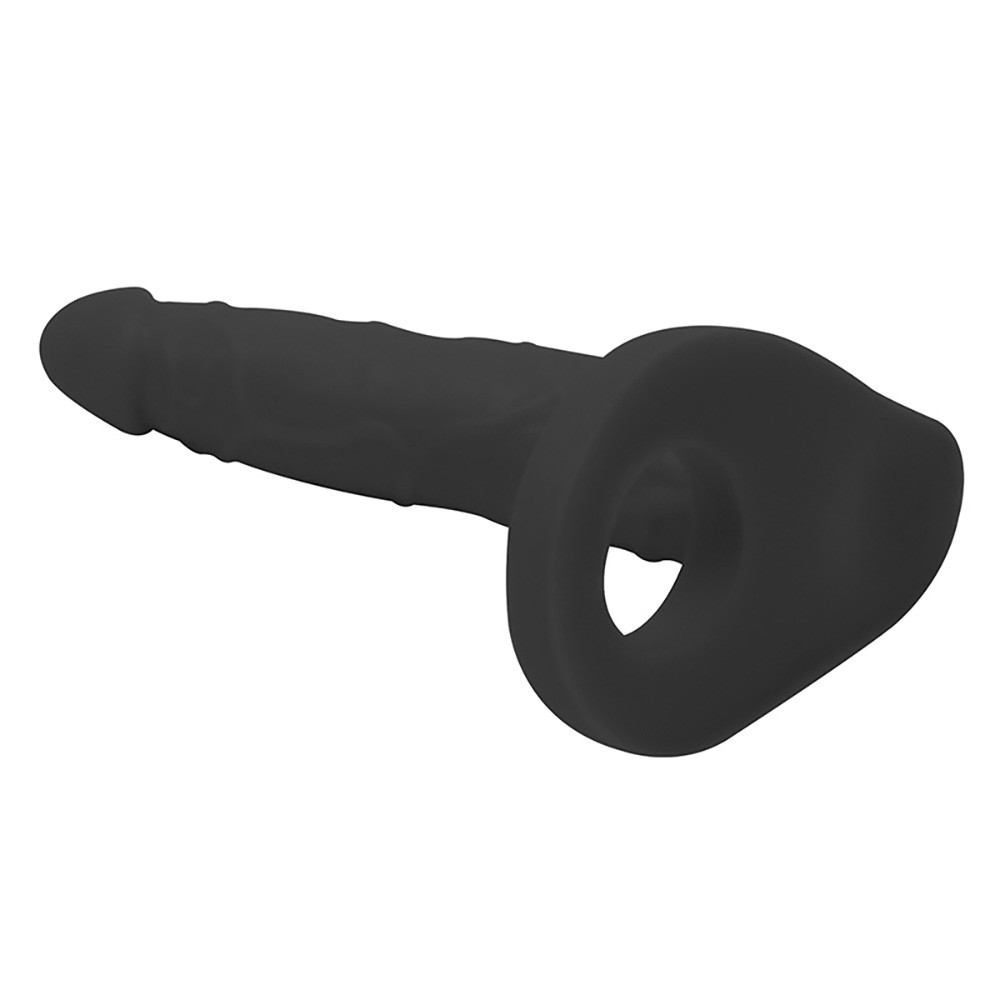 Anel Companheiro Real�stico Longo 15 x 3cm Preto | Foto 03