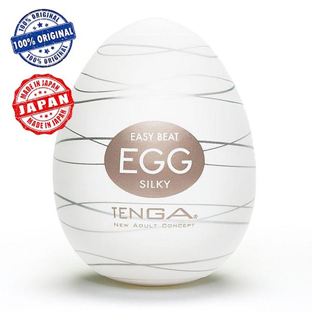 Masturbador Masculino Tenga EGG Silky (O Original Japonês) - Regular Strength: Sensações Únicas | Foto 01