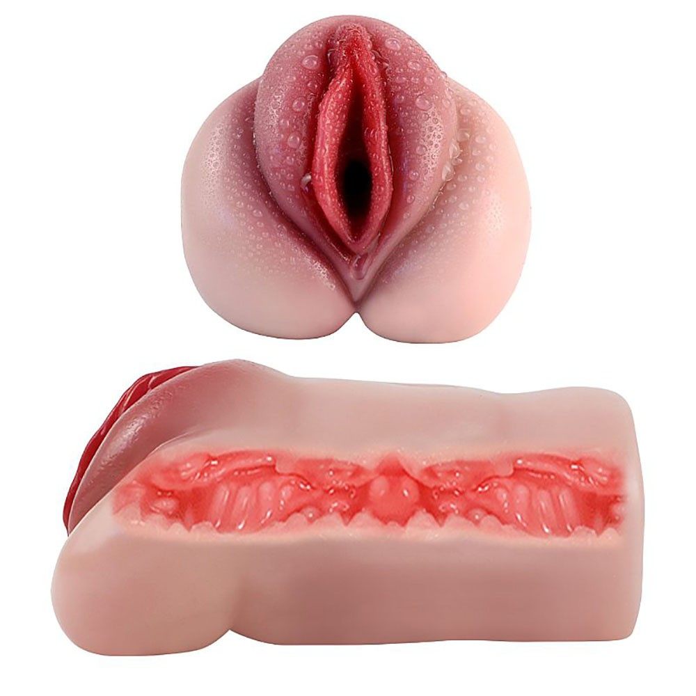 Masturbador Vagina em Cyberskin com Texturas Internas Tight Pussy II Bege | Foto 05