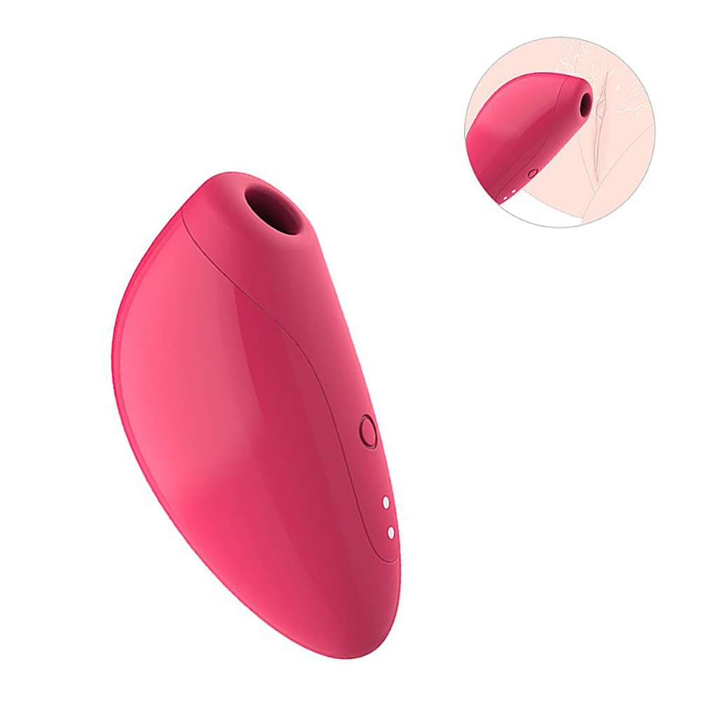 Detalice do Pulsador de Clit�ris Recarreg�vel Pink, mostrando textura suave de silicone e design ergon�mico