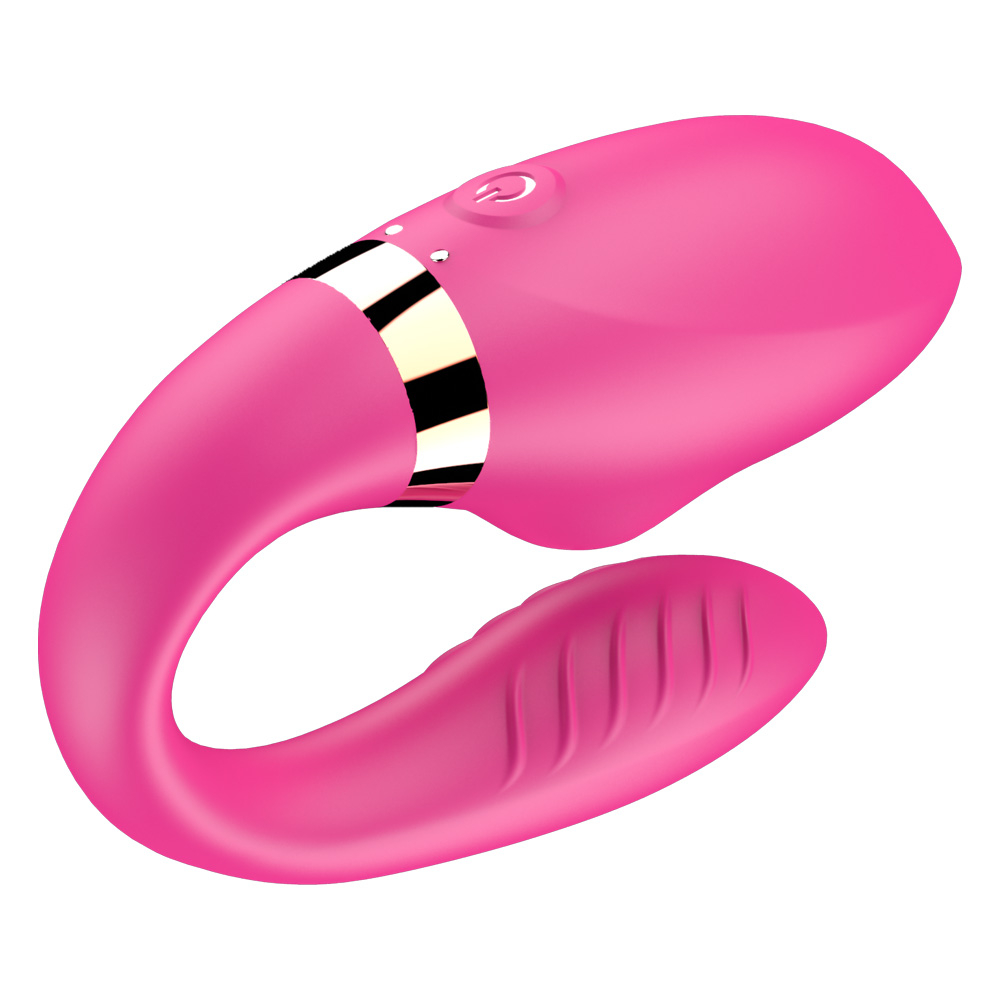 Vibrador para Casal em Silicone com Sugador de Clitóris com Controle sem Fio e 7 Vibrações Pink | Foto 05 Vibrador para Casal em Silicone com Sugador de Clitóris com Controle sem Fio e 7 Vibrações Pink | Foto 05