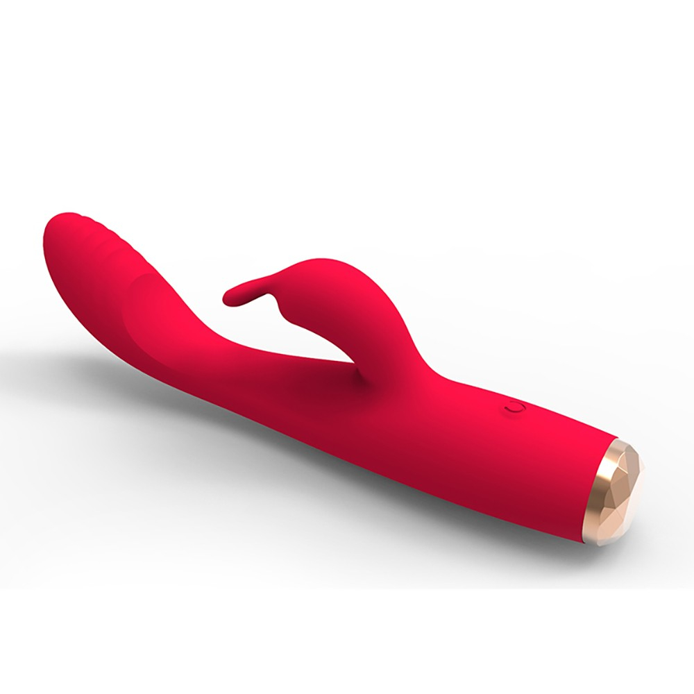 Vibrador Rabbit Mr. Rabbit Vermelho com design ergon�mico