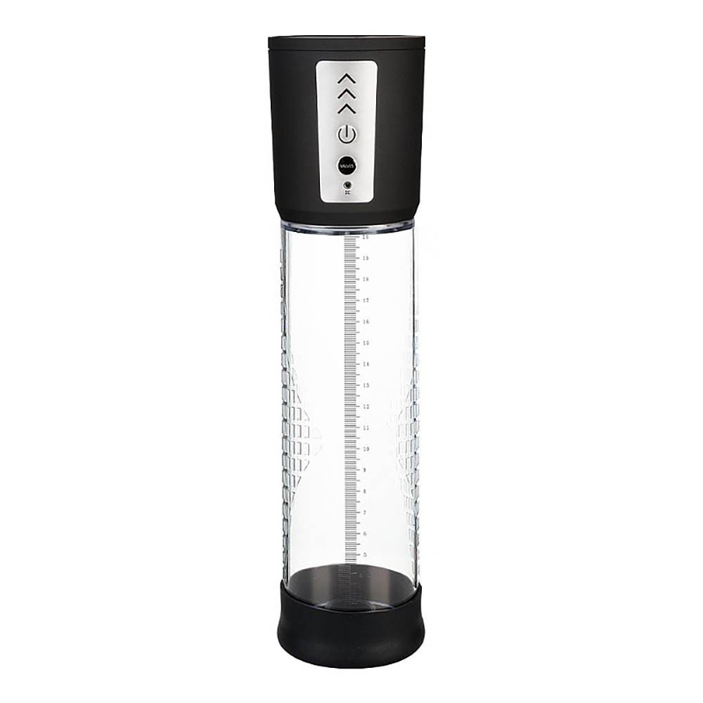 Bomba Peniana Automática de 20cm Recarregável com 3 Modos de Vibração Transparente | Foto 02