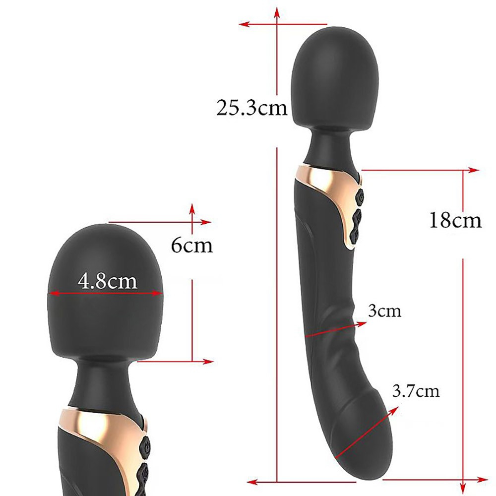 Vista superior da caixa de presente do Massageador Er�tico Recarreg�vel, ideal para presentear