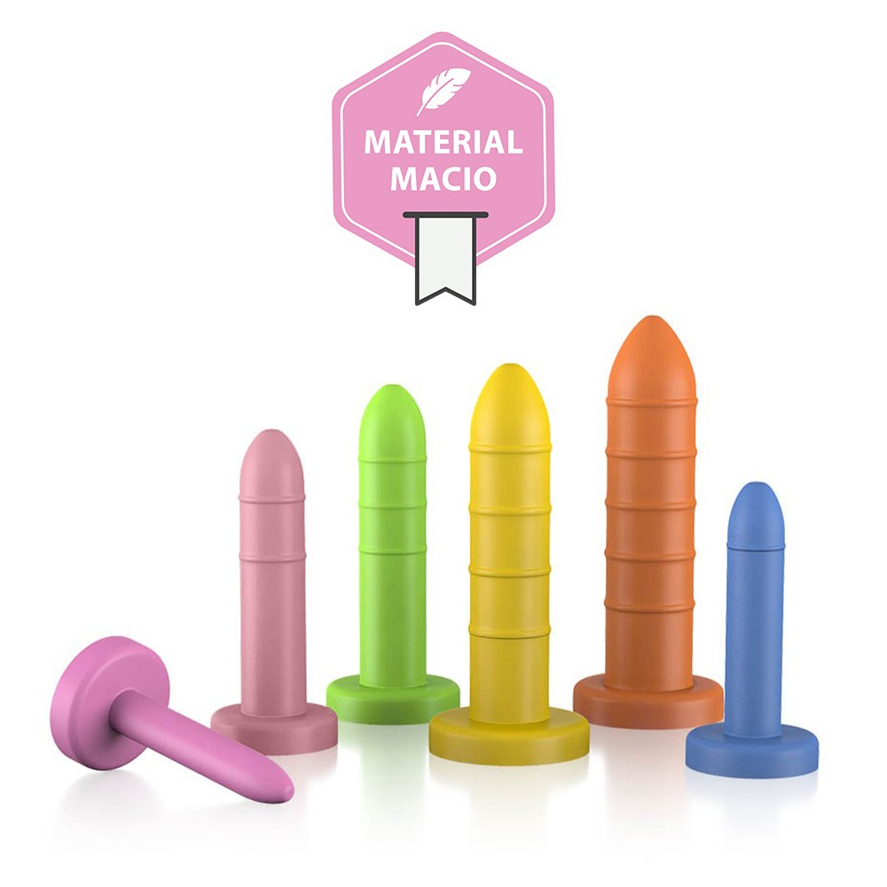 Kit de Dilatador Vaginal Graduados Anelado 6 Unidades Colorido | Foto 02