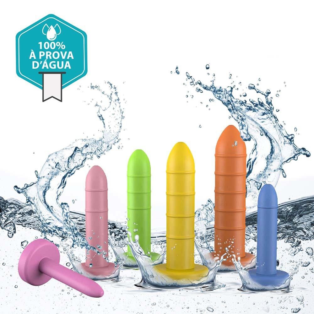 Kit de Dilatador Vaginal Graduados Anelado 6 Unidades Colorido | Foto 03