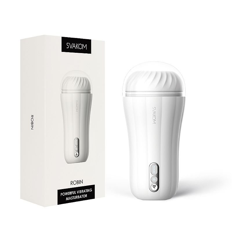 Masturbador Masculino Disfarçado em Lanterna com Visor de LED Robin Branco | Foto 01
