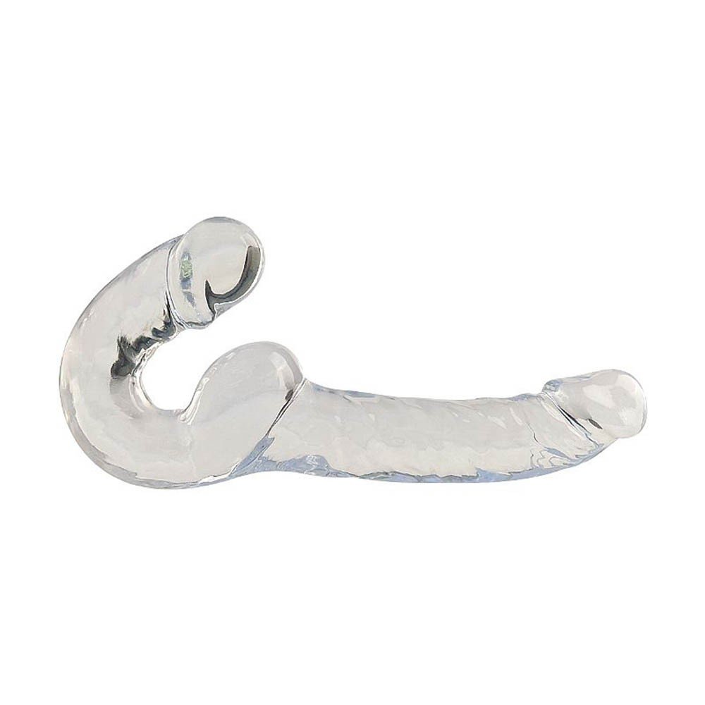 Cinta Peniana para Ela Formato de Pênis Realístico em Jelly Big One 23,5 x 3,6cm Transparente | Foto 02