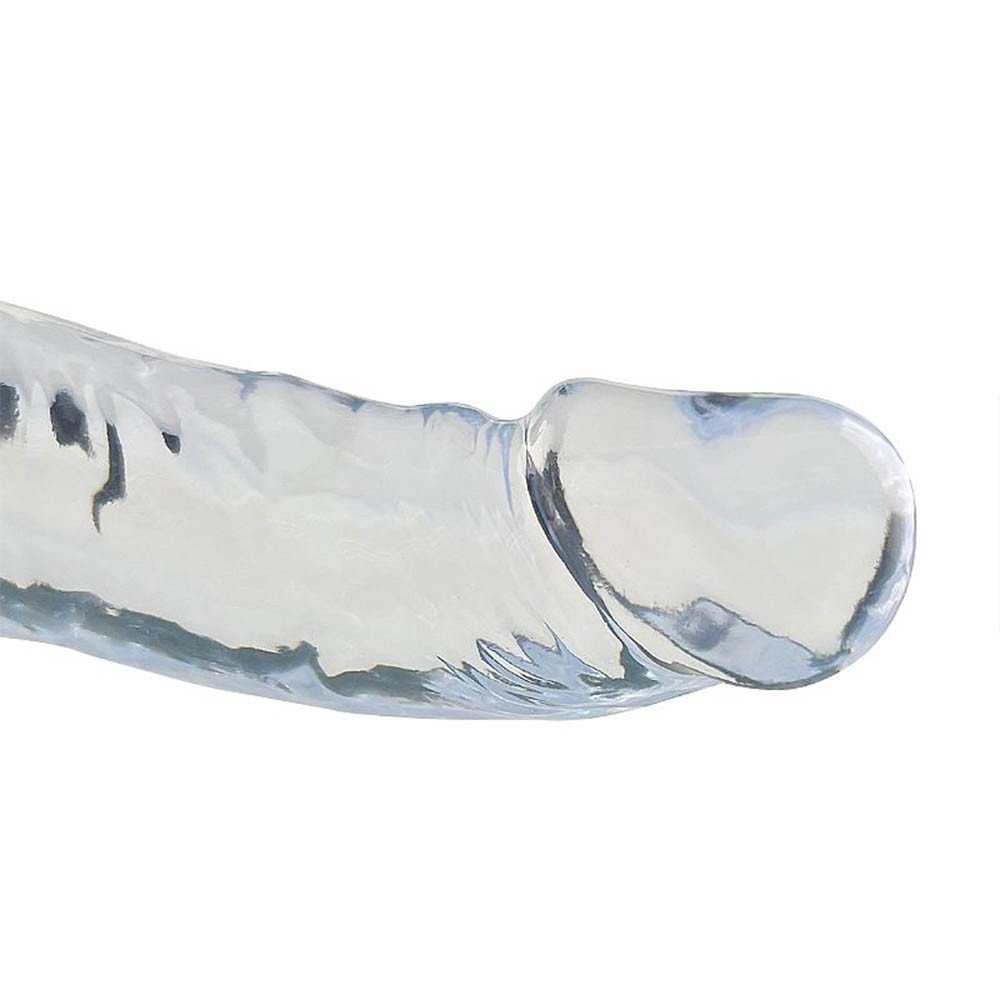 Cinta Peniana para Ela Formato de Pênis Realístico em Jelly Big One 23,5 x 3,6cm Transparente | Foto 03