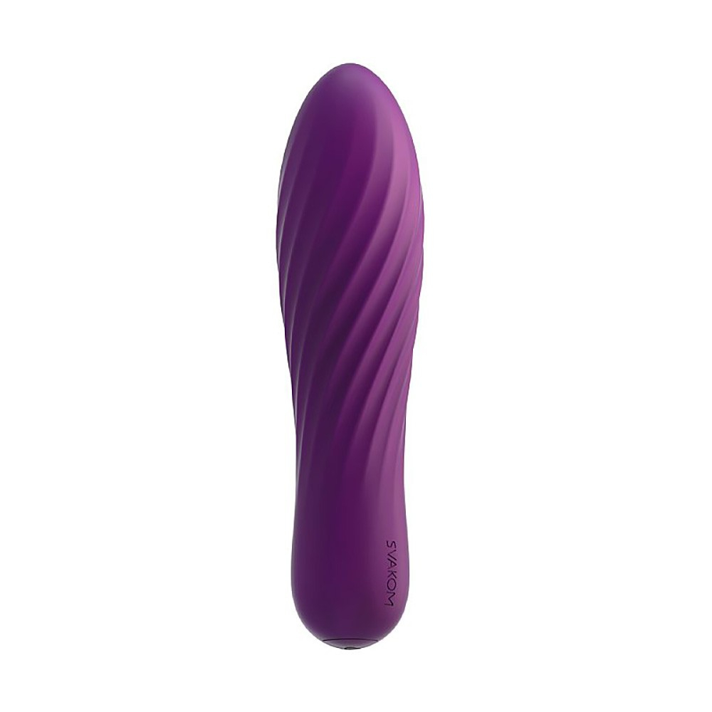 Vibrador Personal em Silicone Recarregável com 10 Vibrações Tulip Roxo | Foto 02