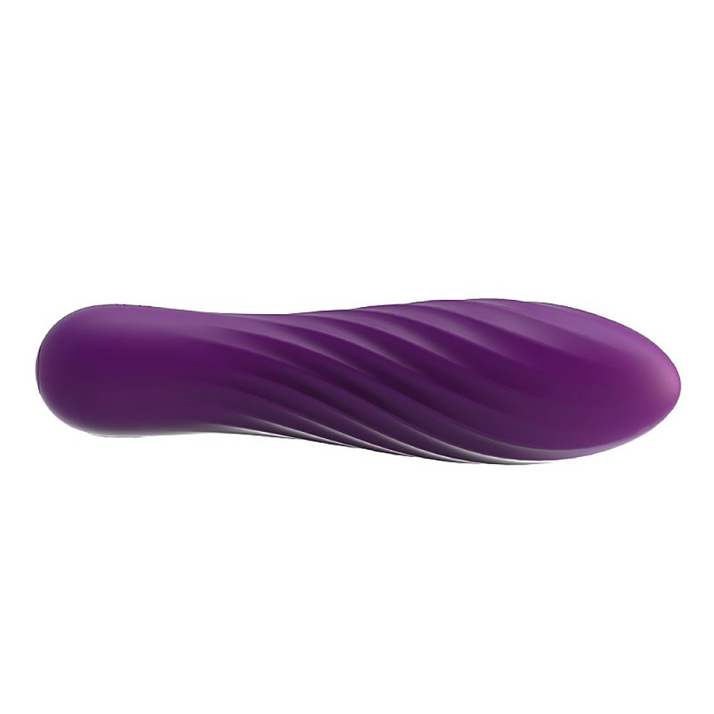 Vibrador Personal em Silicone Recarregável com 10 Vibrações Tulip Roxo | Foto 04