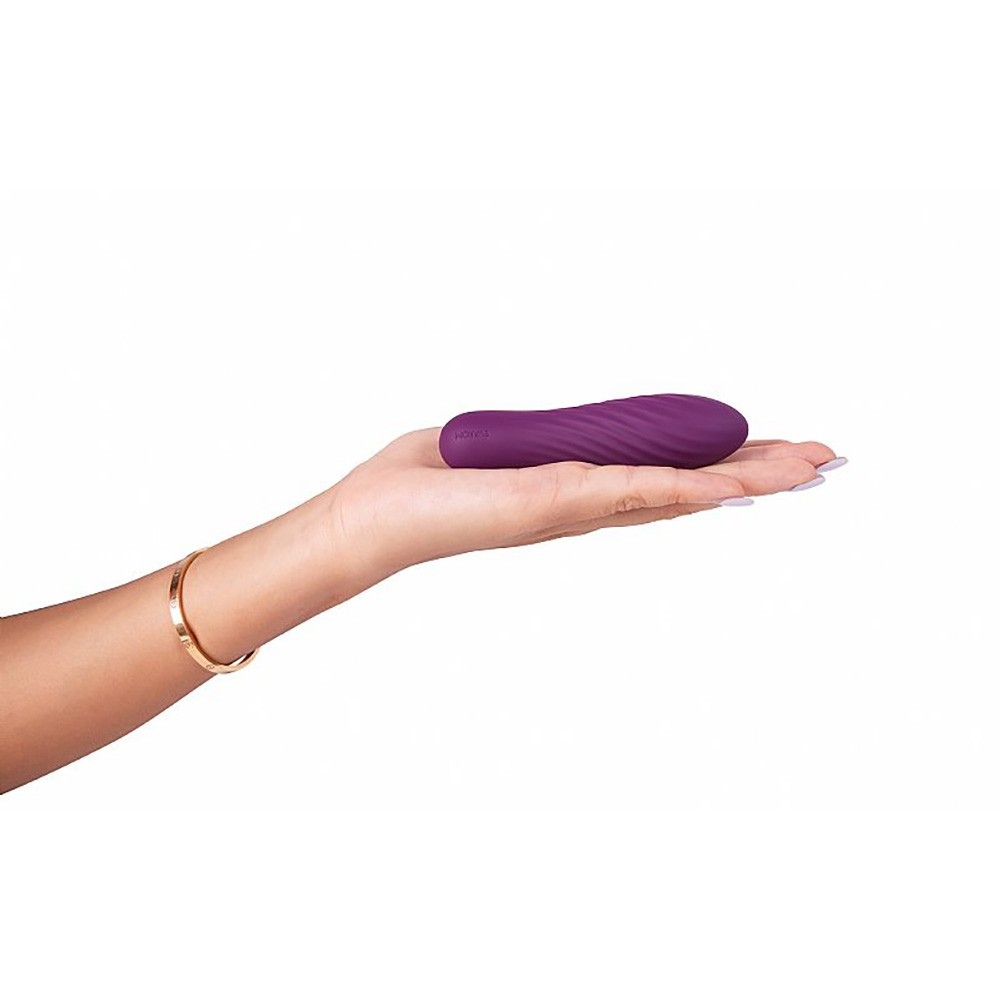 Vibrador Personal em Silicone Recarregável com 10 Vibrações Tulip Roxo | Foto 05