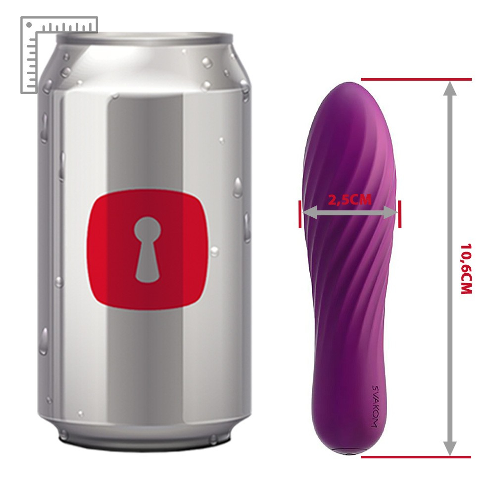 Vibrador Personal em Silicone Recarregável com 10 Vibrações Tulip Roxo | Foto 06