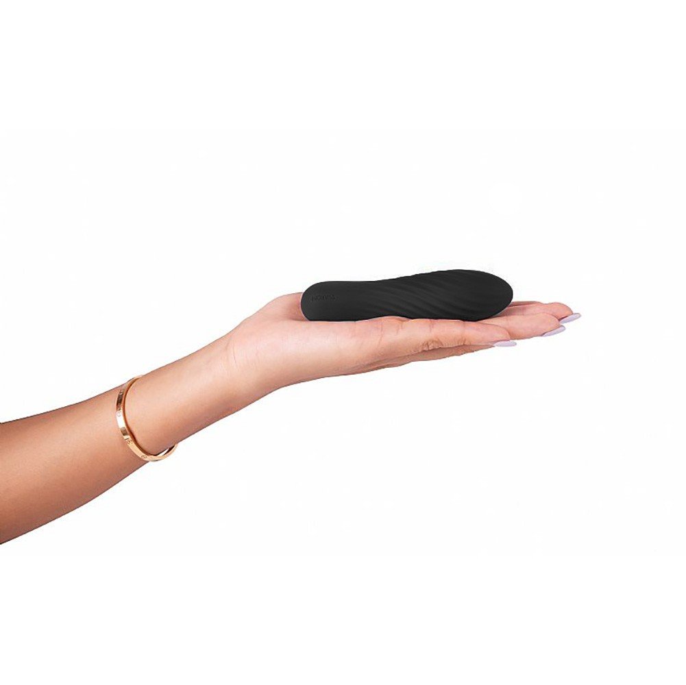 Vibrador Personal em Silicone Recarregável com 10 Vibrações Tulip Preto | Foto 05