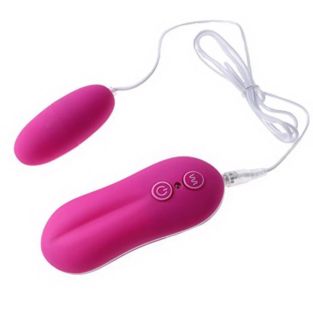 Vibrador Bullet Aveludado com 10 Vibrações e Controle com Fio Lilás | Foto 03