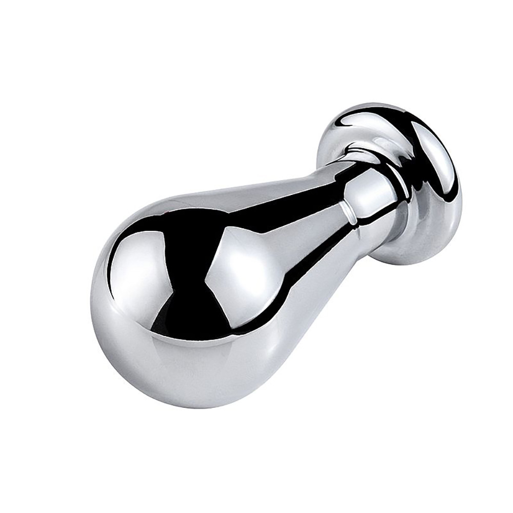 Plug Anal Joia em A�o Oval Tamanho P Roxo | Foto 03