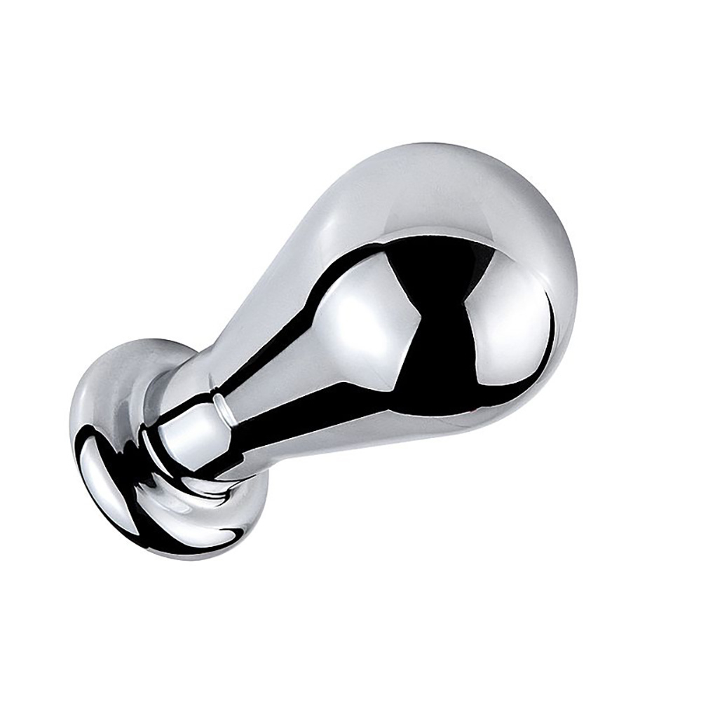 Plug Anal Joia em A�o Oval Tamanho P Roxo | Foto 05