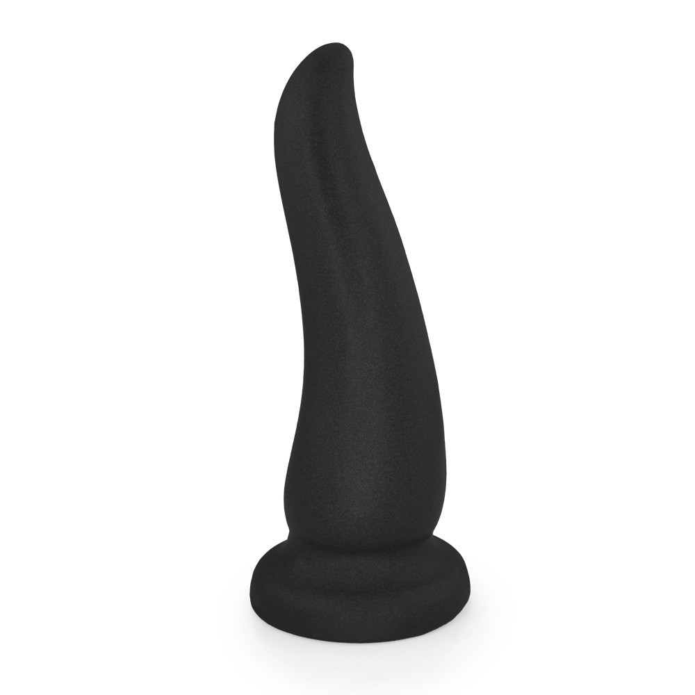 Plug Anal Grande Tongue - PVC Flexível 20 x 5,6cm Preto | Foto 02