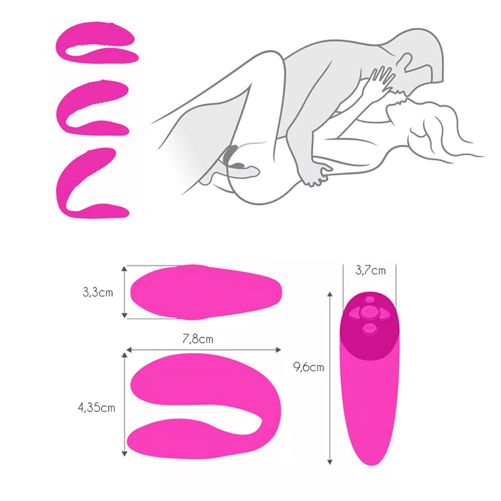 Vibrador para Casal We-Vibe Chorus Pink | Foto 06 Vibrador para Casal We-Vibe Chorus Pink | Foto 06