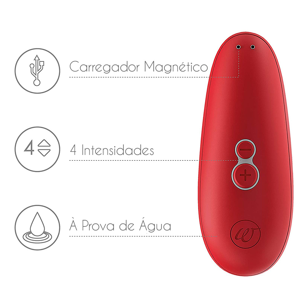 Sugador de Clitóris Womanizer Starlet 2 Vermelho | Foto 04 Sugador de Clitóris Womanizer Starlet 2 Vermelho | Foto 04