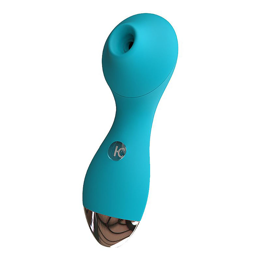 Sugador de Clitóris em Silicone Recarregável com 3 Sucções Polly Azul | Foto 02 Sugador de Clitóris em Silicone Recarregável com 3 Sucções Polly Azul | Foto 02