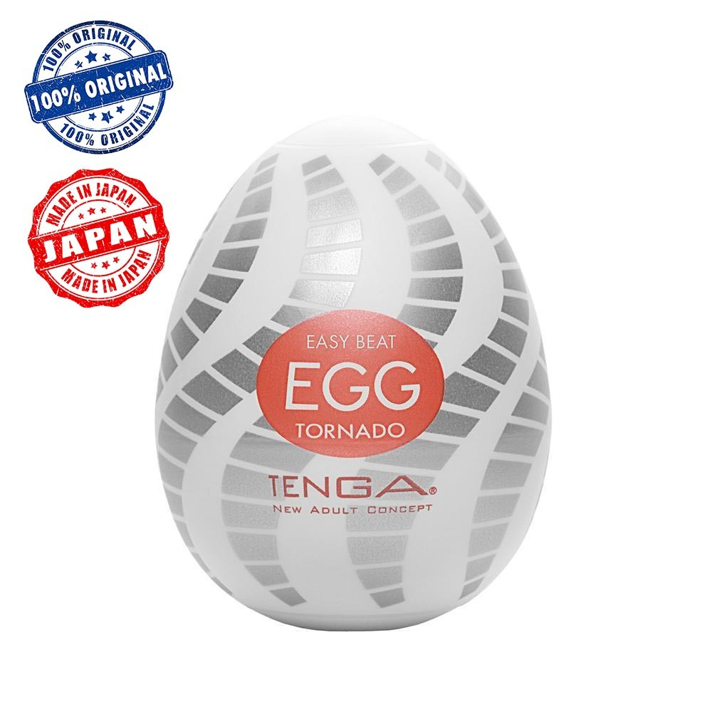 Masturbador Masculino Tenga EGG Tornado (O Original Japonês) - Regular Strength: Sensações Únicas | Foto 01