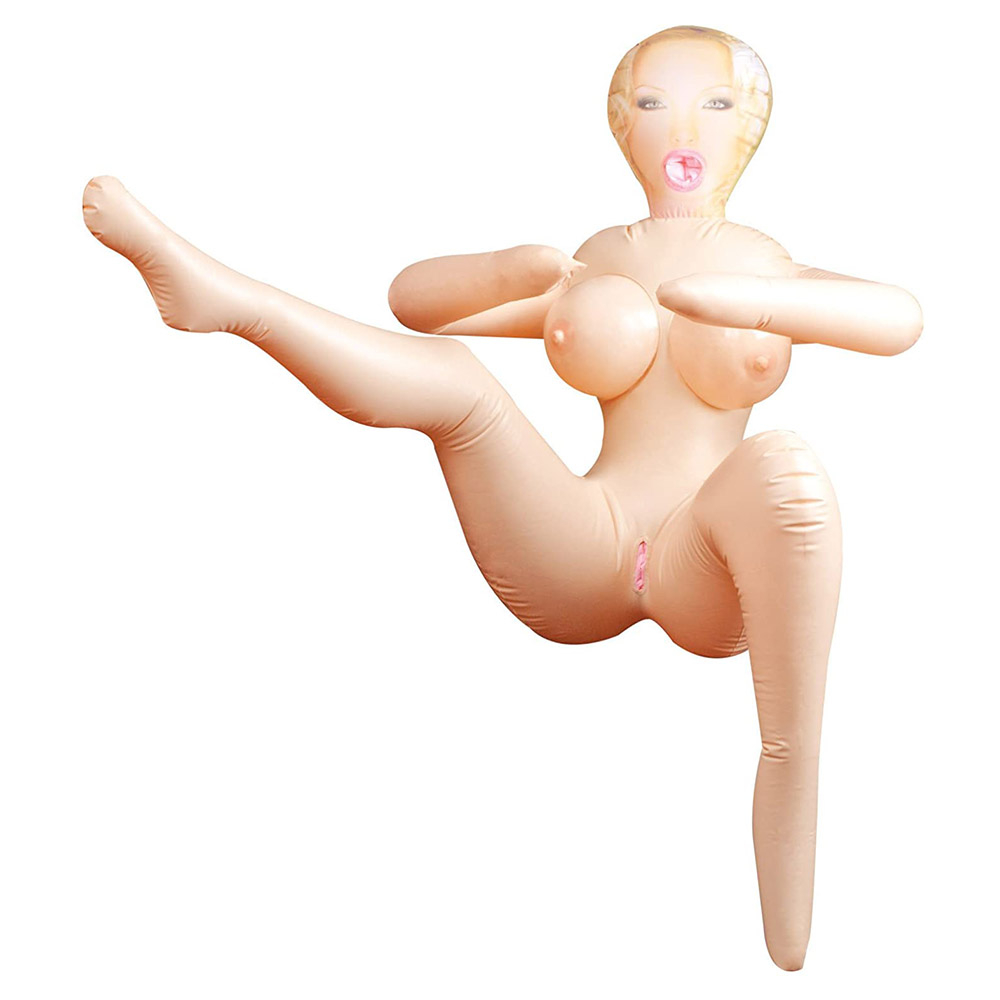 Boneca Inflável em Vinil com 3 Orifícios Kelly Carmell | Foto 02
