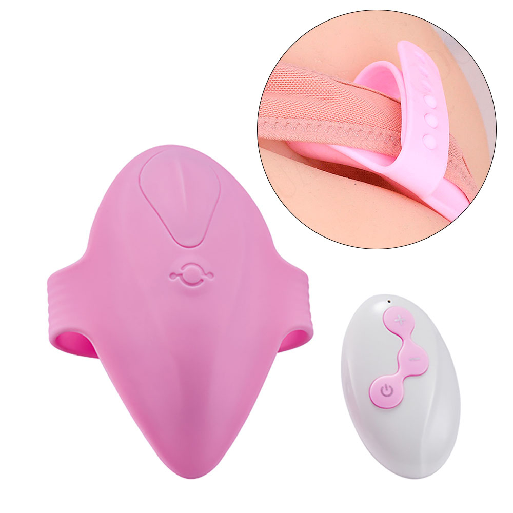 Calcinha Vibratória Recarregável em Silicone com 10 Vibrações Wireless Pink | Foto 02