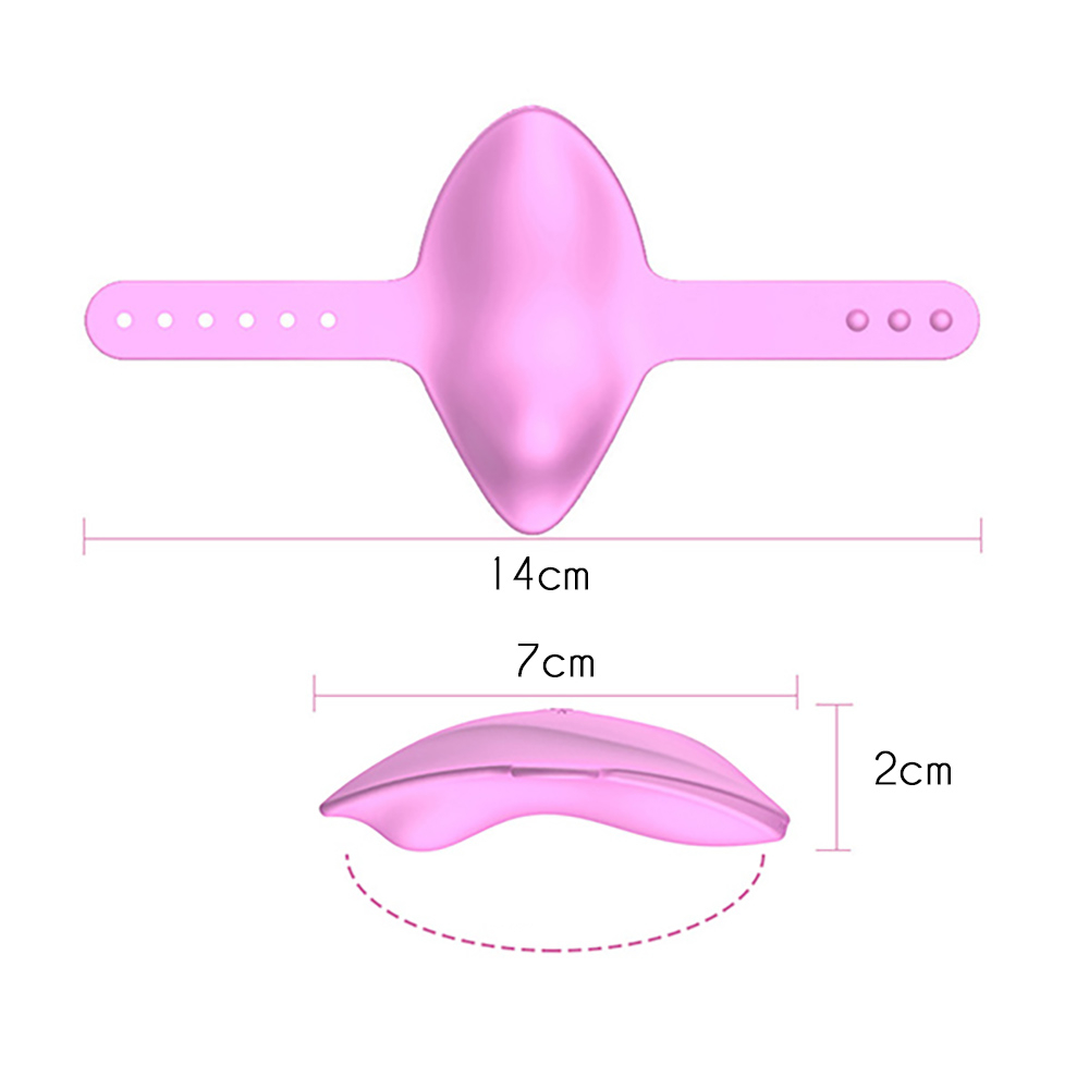 Calcinha Vibratória Recarregável em Silicone com 10 Vibrações Wireless Pink | Foto 04