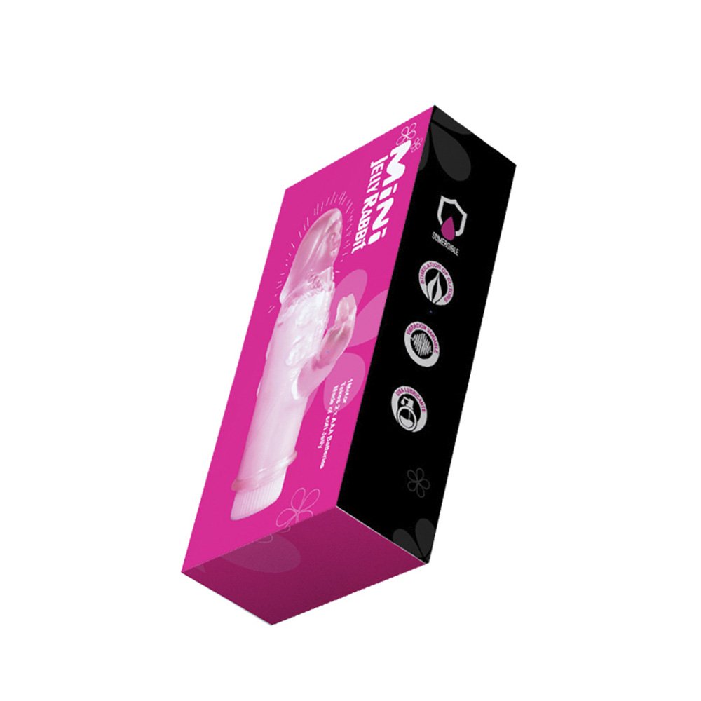 Vibrador Rabbit Rotativo Mini Multivelocidade JELLY RABBIT Rosa | Foto 05