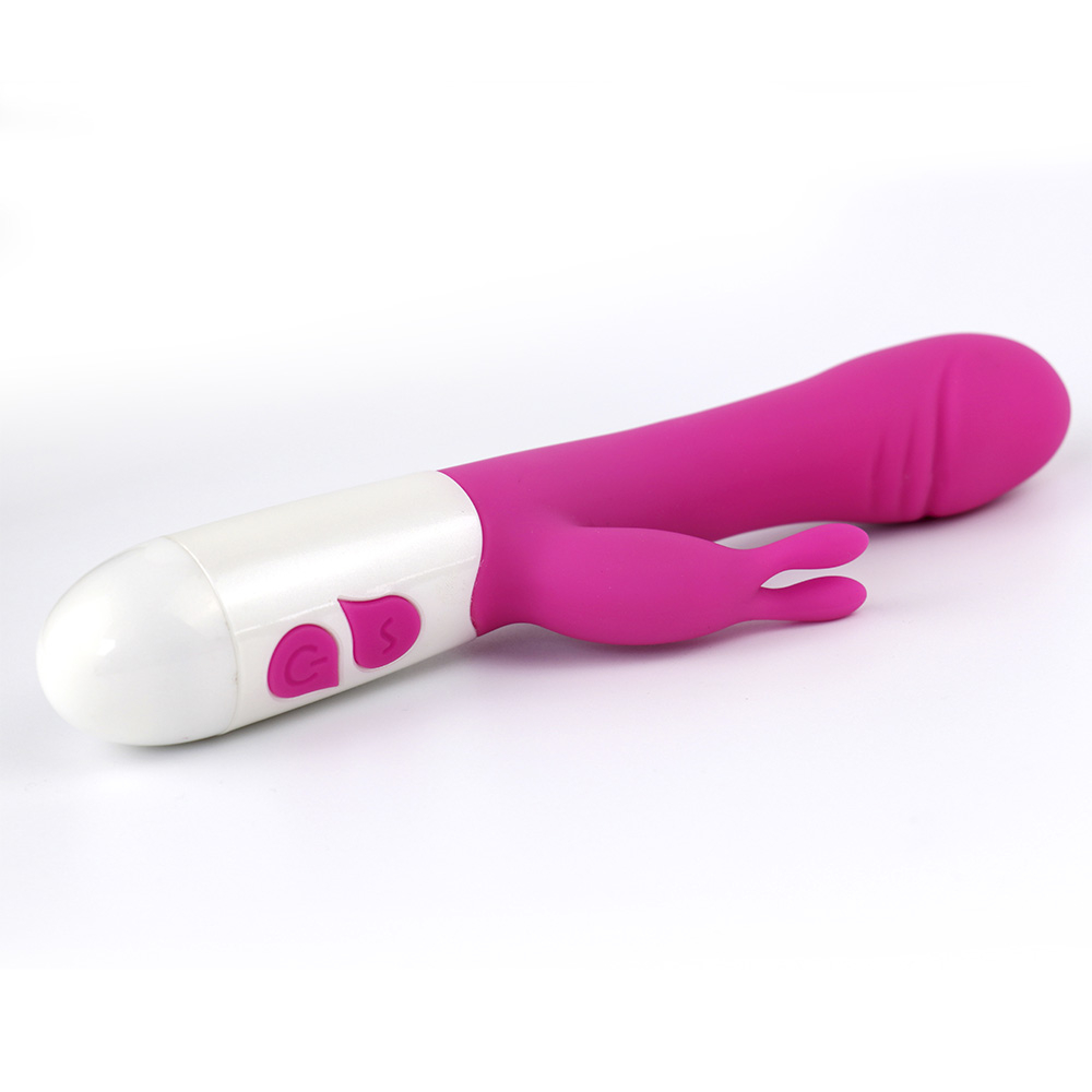 Vibrador Duplo em Silicone para Ponto G e Clitóris com 20 Vibrações Happy Rabbit Pink | Foto 06