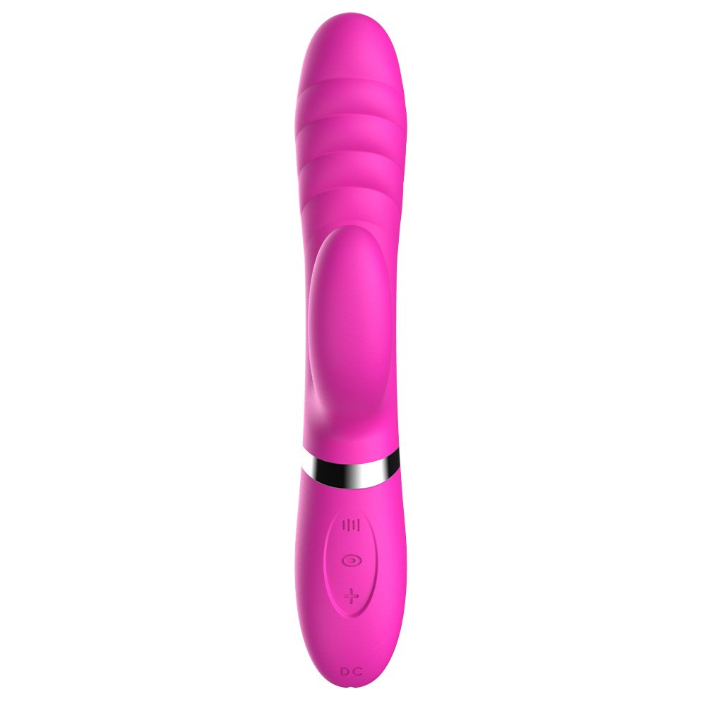 Vibrador Duplo Recarregável em Silicone com 25 Vibrações e 3 Velocidades ADELA Pink | Foto 03