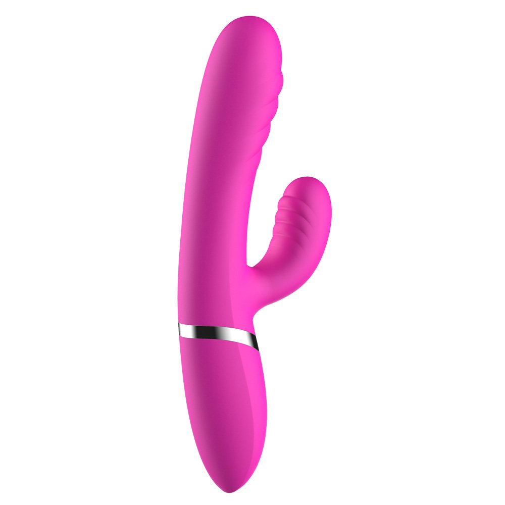 Vibrador Duplo Recarregável em Silicone com 25 Vibrações e 3 Velocidades ADELA Pink | Foto 05