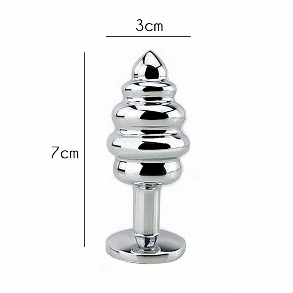 vista da base redonda do plug anal joia com cristal vermelho facetado evidenciando seguran�a e design sofisticado